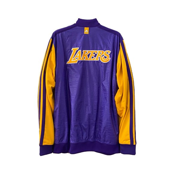 2012 NBA LA Lakers Gold & Purple ADIDAS Warmup Suit - Size XL Jacket & Pants - Picture 4 of 6